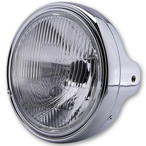 Phare Highsider Smart LTD 7 avec verre gaufré, chromé