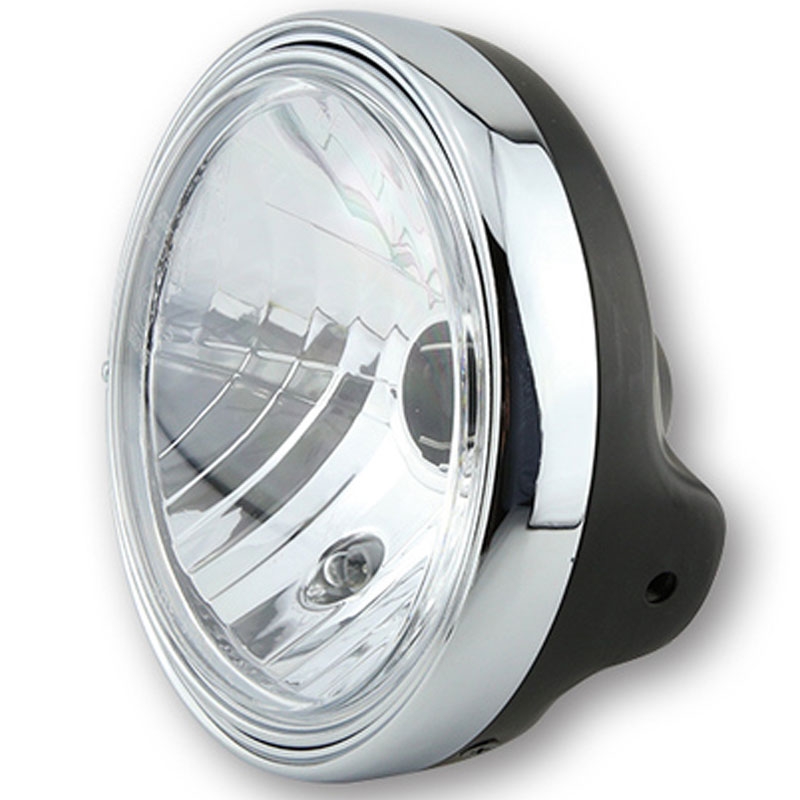 Phare Highsider Smart LTD 7 avec verre transparent noir