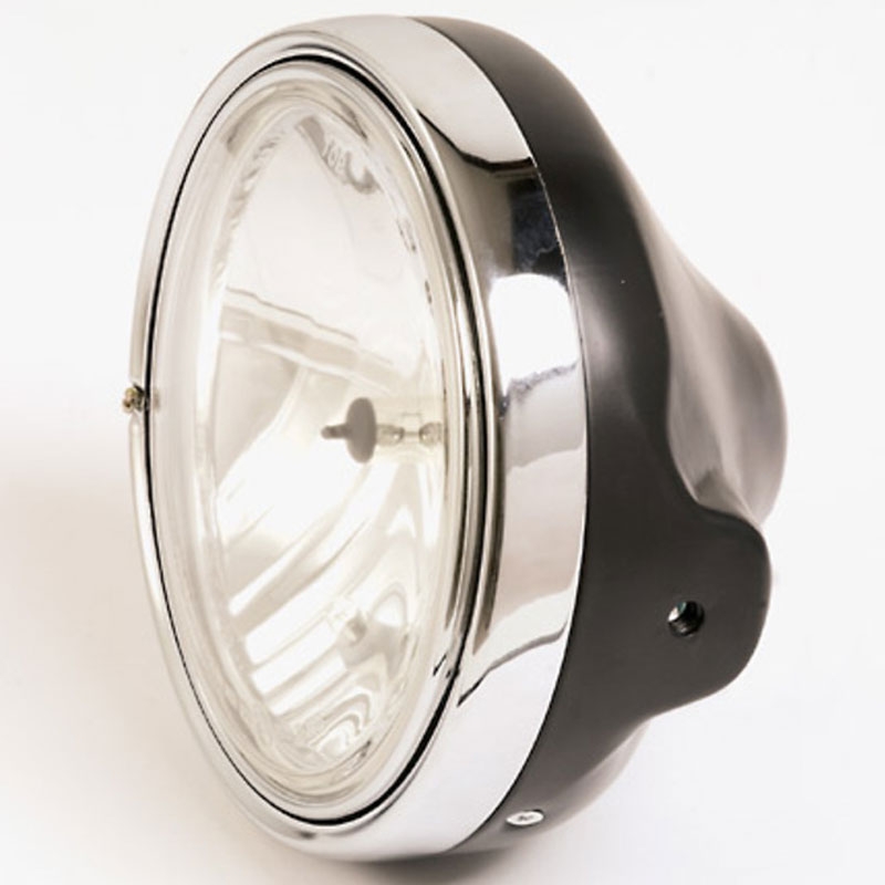 Phare Highsider Smart LTD 7 avec verre transparent noir
