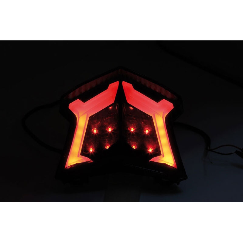 Feu arrière LED intelligent Highsider pour motos Kawasaki Z 900, Z 650, Ninja 650, Bj. 1999. 17-