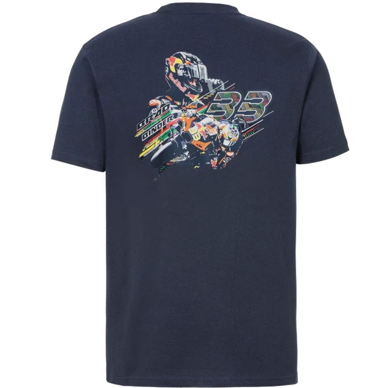 T-shirt KTM Brad Binder bleu foncé