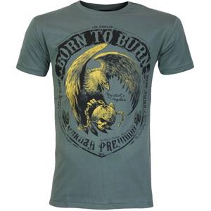 T-shirt Yakuza Premium Born To Burn Flying Riots Los Angeles vert olive