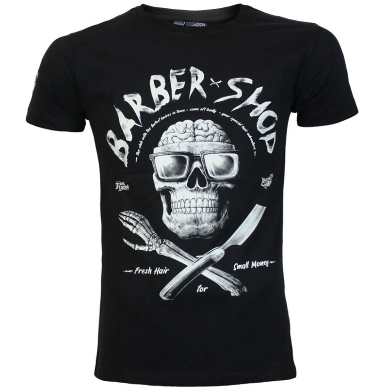 T-shirt Yakuza Premium Broken Legend - Barber Shop noir
