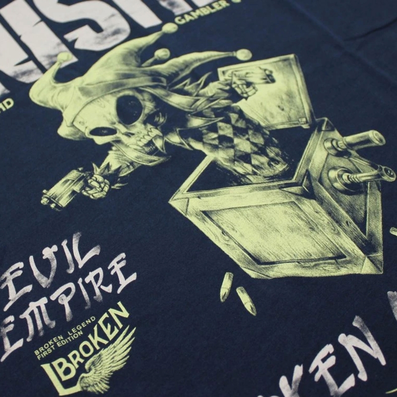 T-shirt Yakuza Premium Broken Legend - Finisher bleu foncé