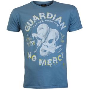 T-shirt Yakuza Premium Guardian No Mercy bleu