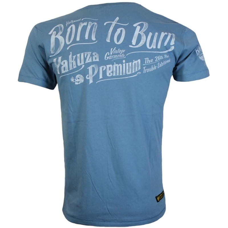 T-shirt Yakuza Premium Guardian No Mercy bleu
