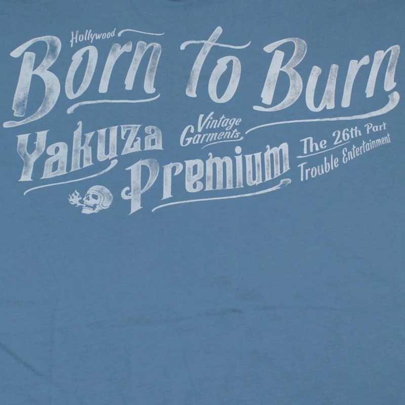 T-shirt Yakuza Premium Guardian No Mercy bleu