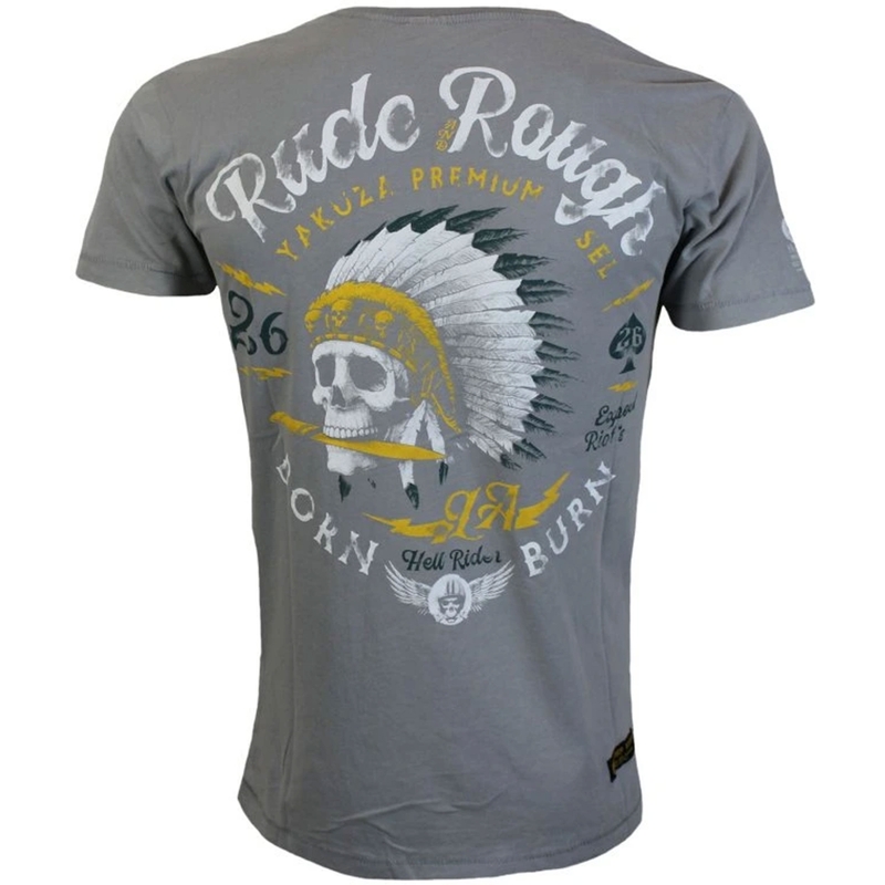T-shirt Yakuza Premium Rude and Rough - Gris Los Angeles