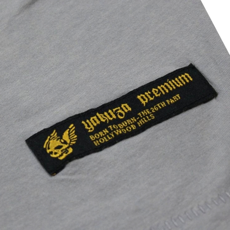 T-shirt Yakuza Premium Rude and Rough - Gris Los Angeles