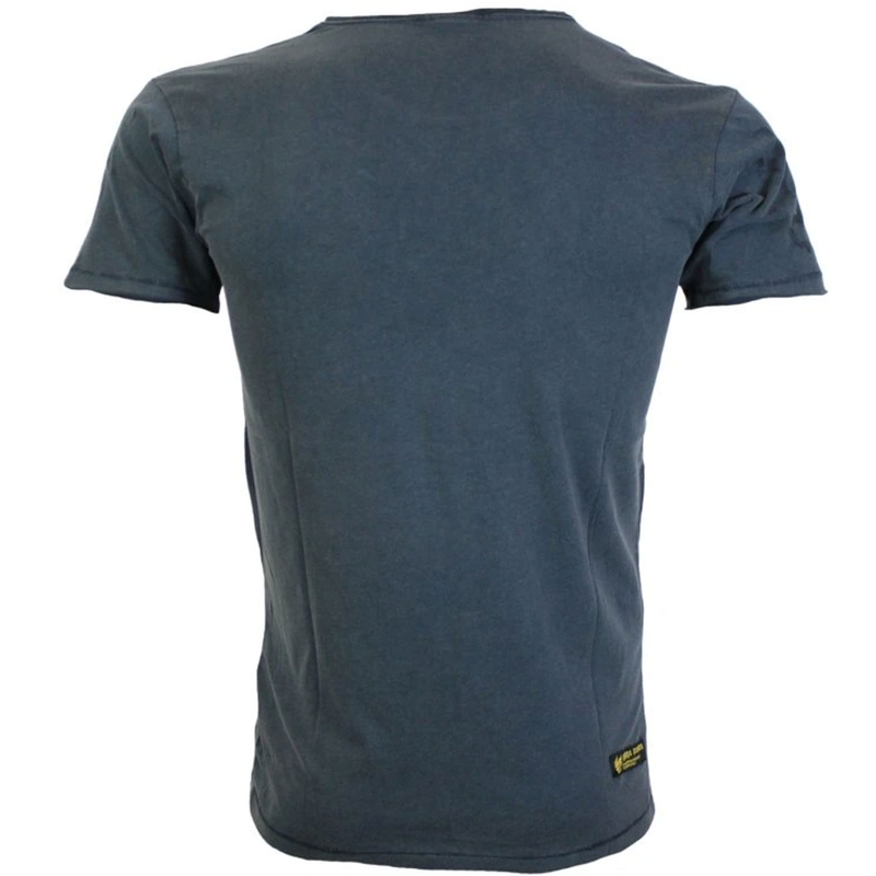 T-shirt Yakuza Premium Rude and Rough Born to Burn - Los Angeles bleu