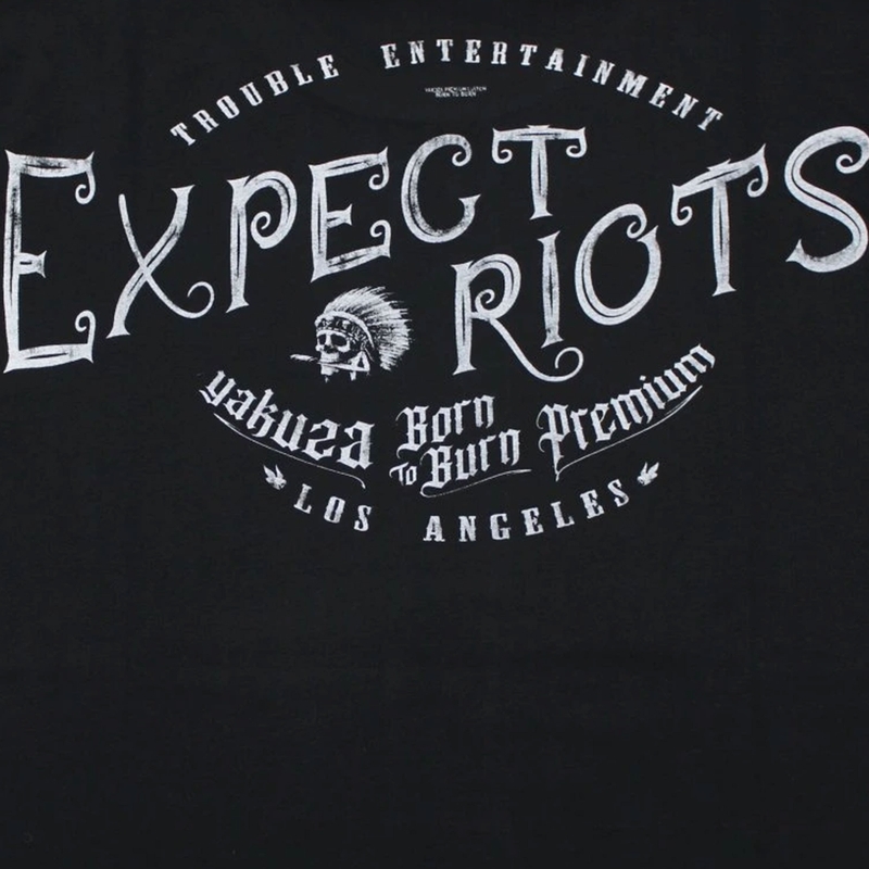 T-shirt Yakuza Premium Expect Riots - Los Angeles noir
