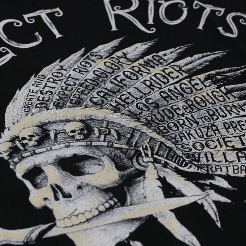 T-shirt Yakuza Premium Expect Riots - Los Angeles noir