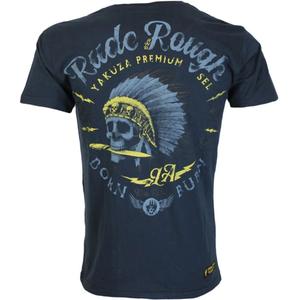 T-shirt Yakuza Premium Rude and Rough - Los Angeles bleu foncé