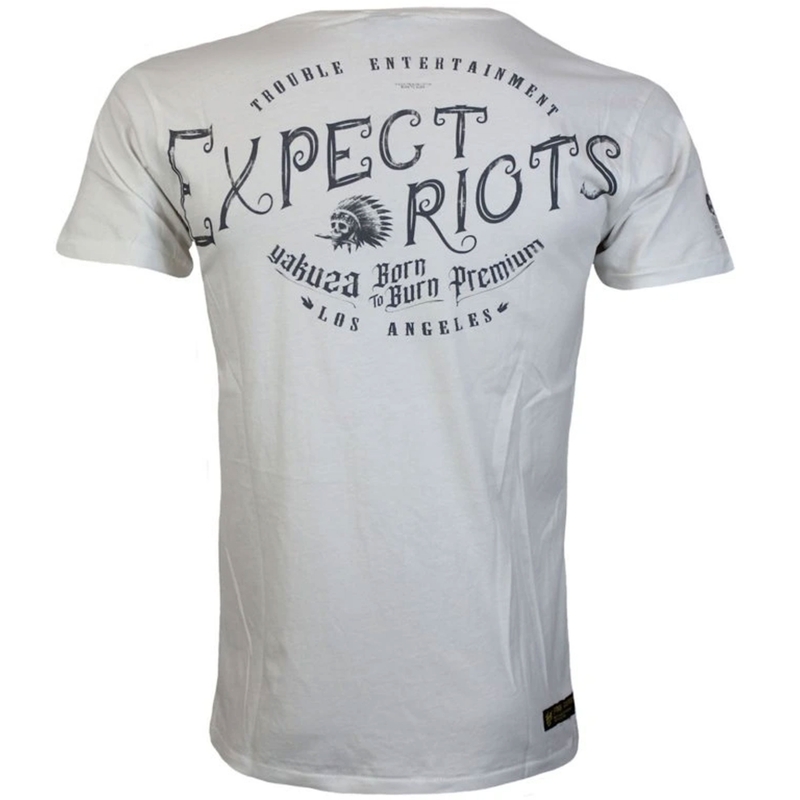 T-shirt Yakuza Premium Expect Riots - Los Angeles blanc