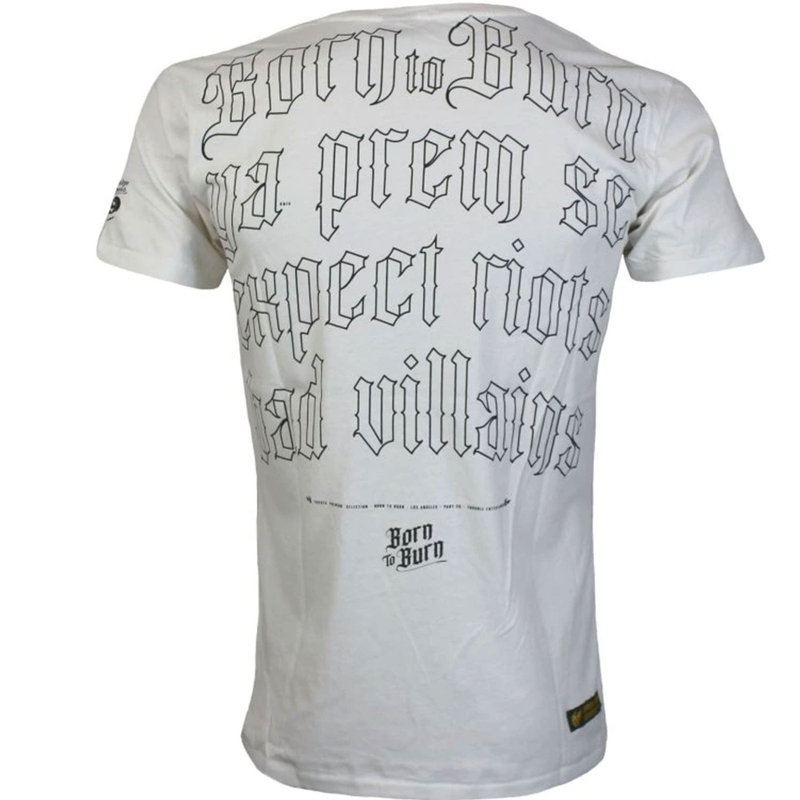 T-shirt Yakuza Premium Born to Burn - Los Angeles blanc
