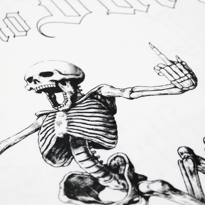 T-shirt Yakuza Premium Born to Burn - Los Angeles blanc