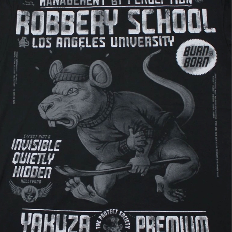 T-shirt Yakuza Premium Robbery School - Los Angeles noir