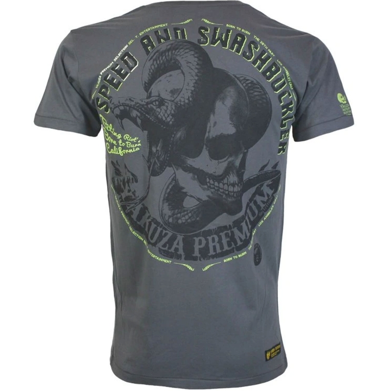 T-shirt Yakuza Premium Speed et Swashbuckler gris foncé