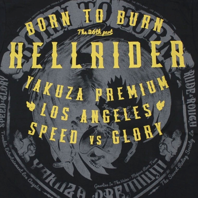 T-shirt Yakuza Premium Hellrider noir