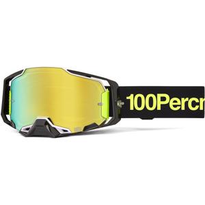 Lunettes de motocross 100% Armega Orban avec plexiglas doré