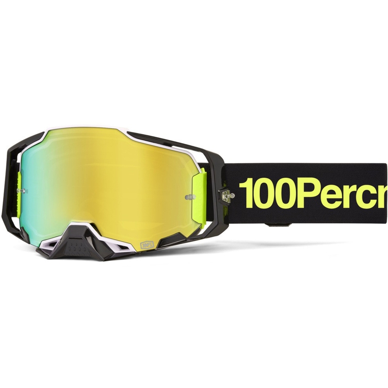 Lunettes de motocross 100% Armega Orban avec plexiglas doré