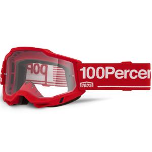 Lunettes de motocross 100% Accuri 2 Wolg avec plexiglas transparent