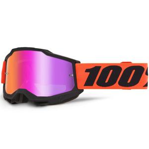 Lunettes de motocross 100% Accuri 2 Ferran avec plexiglas rouge
