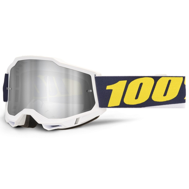 Lunettes de motocross 100% Accuri 2 Torc avec plexiglas argenté