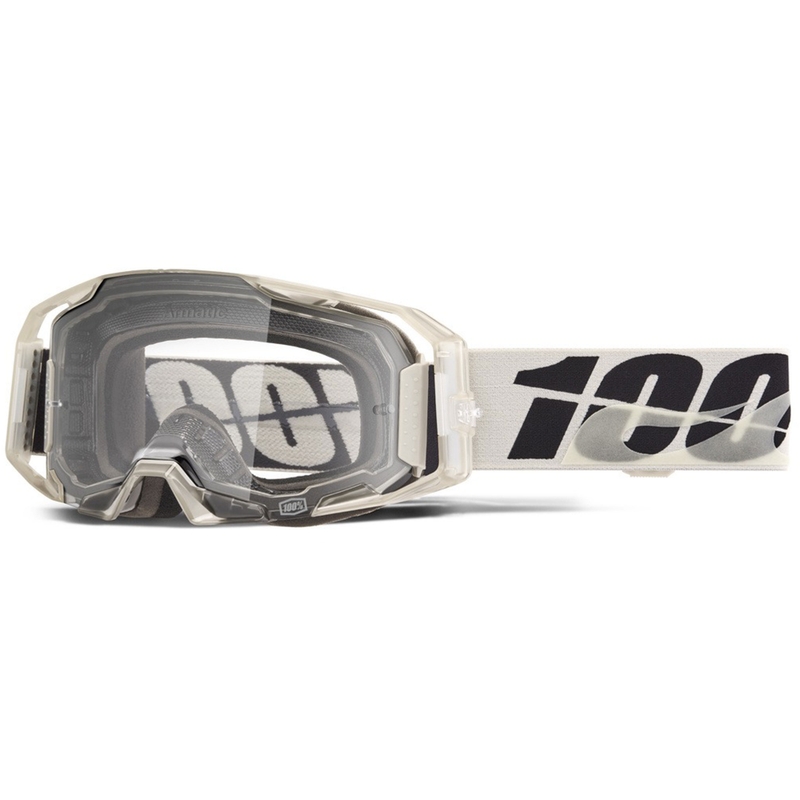 Lunettes de motocross 100% ARmatic Pitch avec plexiglas transparent
