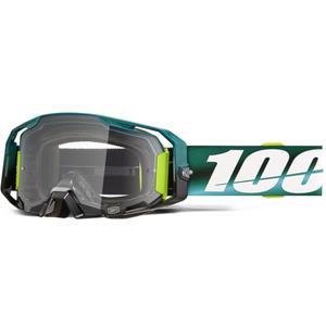 Lunettes de motocross 100 % ARmatic Polarity avec plexiglas transparent
