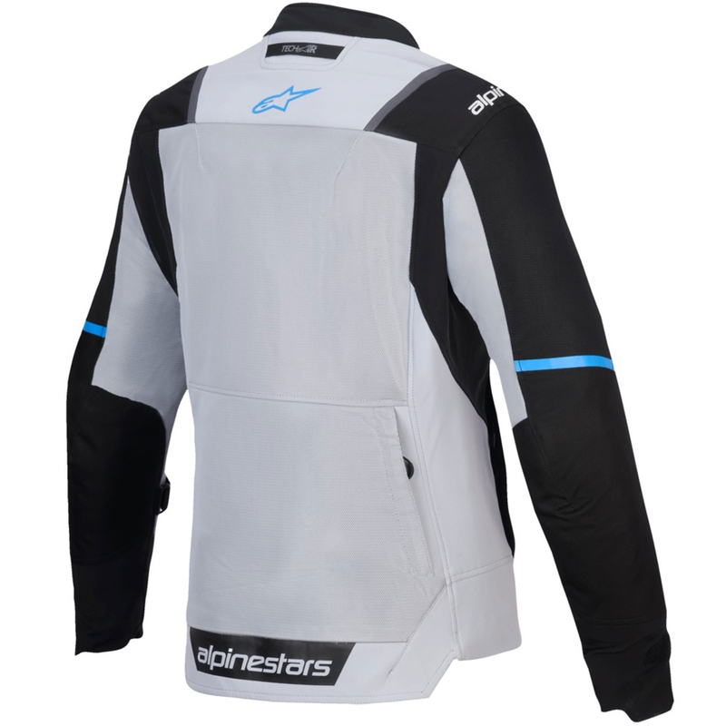 Blouson moto femme Alpinestars Stella ST-2 Air gris clair-noir