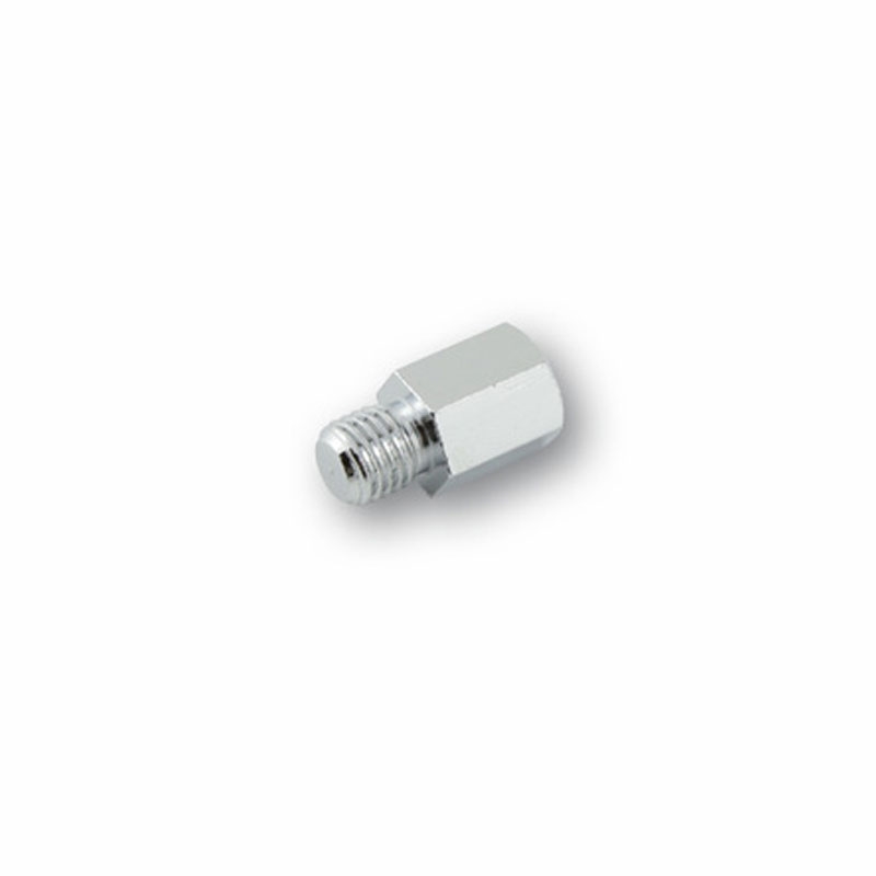Adaptateur pour rétroviseur Highsider Smart de filetage à droite M8 à filetage à droite M10, chromé