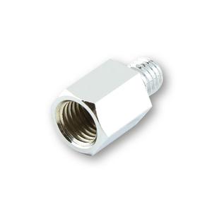 Adaptateur pour rétroviseur Highsider Smart de filetage à droite M10 à filetage à droite M8 chromé