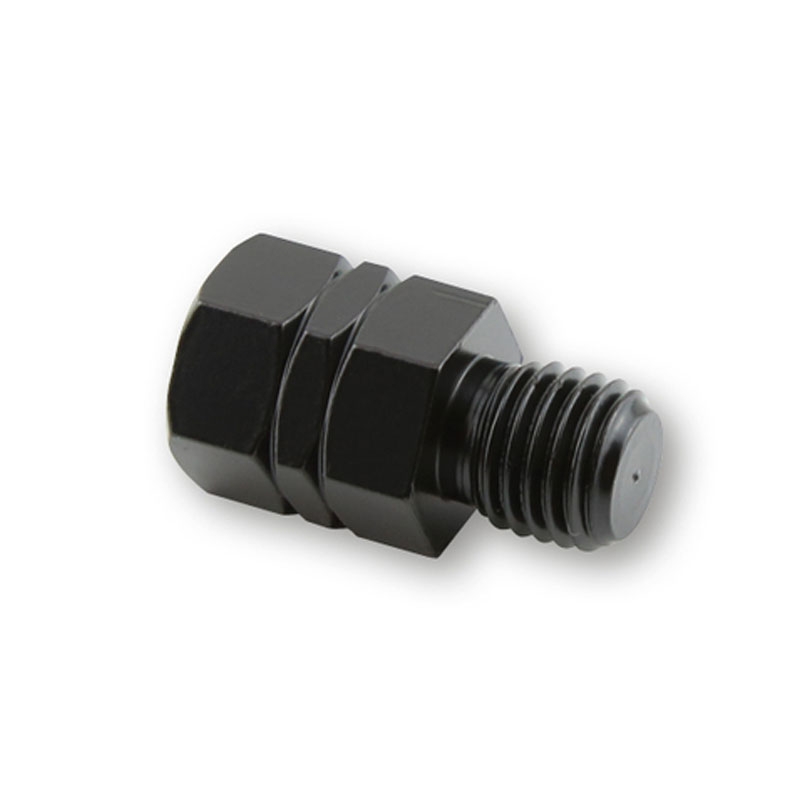 Adaptateur pour rétroviseur Highsider Smart du filetage gauche M10 au filetage droit M10 noir