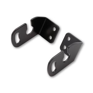 Support de clignotants Highsider Pro d&#39;origine pour plaque d&#39;immatriculation de moto Aprilia/BMW/Triumph/Yamaha, noir