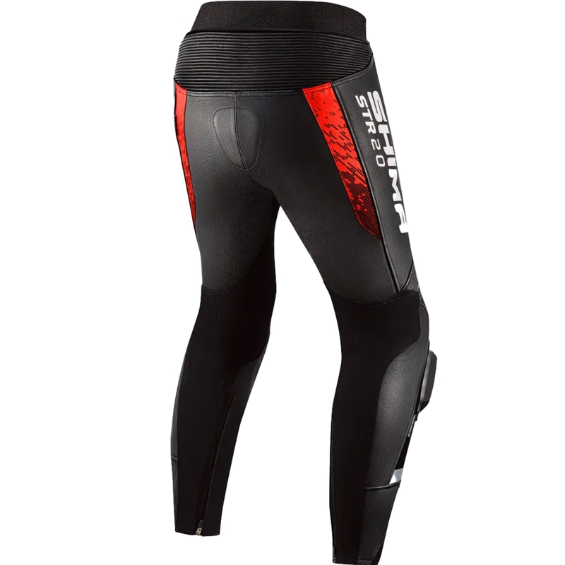 Pantalon moto Shima STR 2.0 rouge fluo