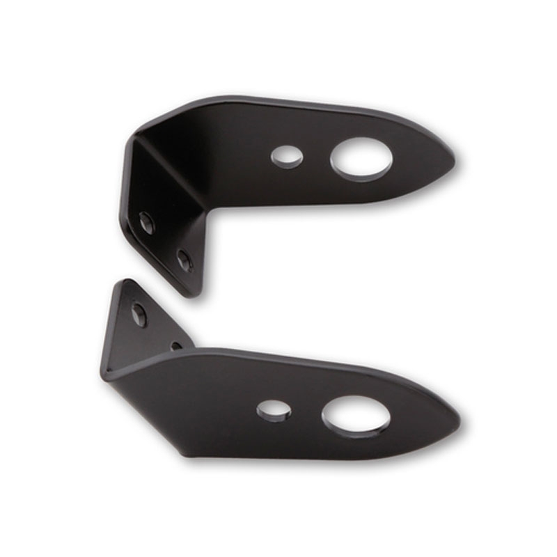 Support de clignotant d'origine Highsider Pro pour plaque d'immatriculation de moto Honda, noir