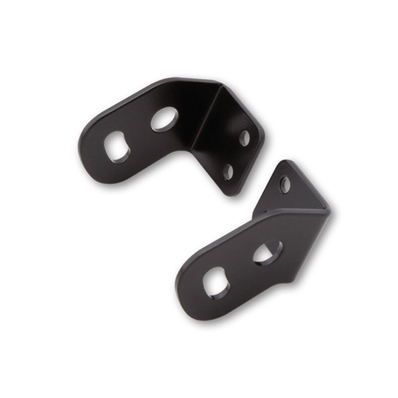 Support de clignotants Highsider Pro d'origine pour plaque d'immatriculation moto Triumph 15, noir