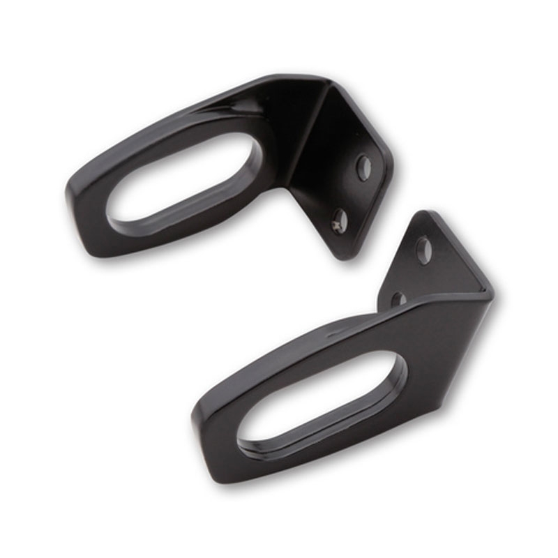 Support de clignotant LED d'origine Highsider Pro pour plaque d'immatriculation moto Honda, noir