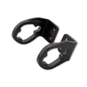 Support de clignotant LED d&#39;origine Highsider Pro pour plaque d&#39;immatriculation moto Ducati, noir