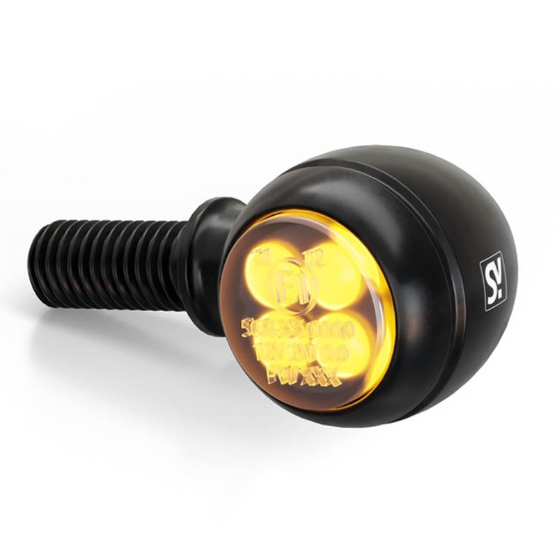 Clignotants moto Highsider Smart Circula-S LED 3 en 1 noir