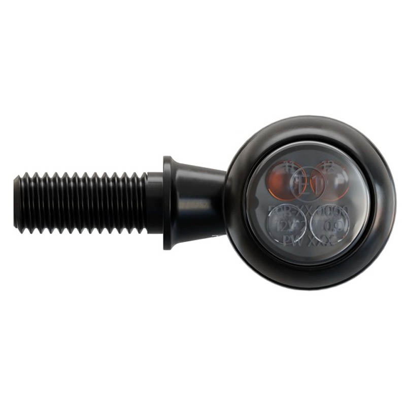 Clignotants moto Highsider Smart Circula-S LED 3 en 1 noir