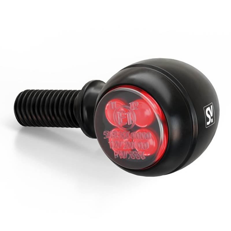 Clignotants moto Highsider Smart Circula-S LED 3 en 1 noir
