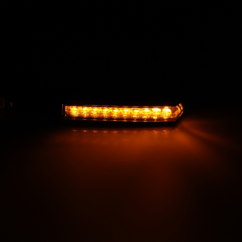 Clignotants moto Highsider Smart Run-TS LED noir