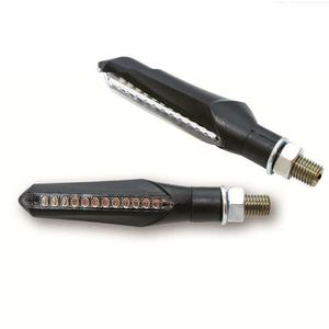 Clignotants LED moto Highsider Smart Run noirs
