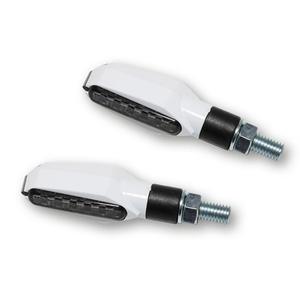 Clignotants LED moto Highsider Smart Multiface blancs