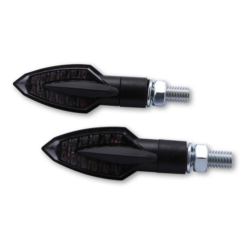 Clignotants moto Highsider Smart Vinci LED noir