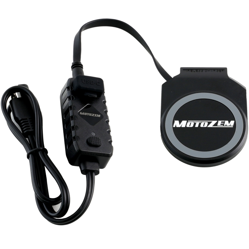 Module de charge avec chargement sans fil pour support MotoZem noir