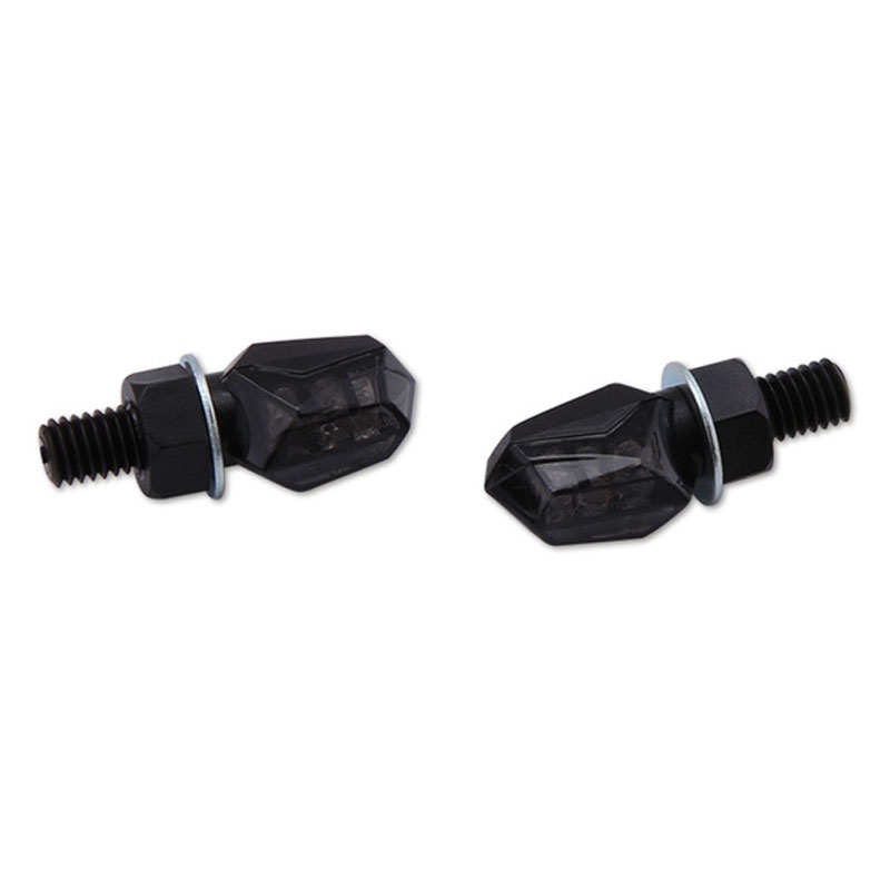 Clignotants LED moto Highsider Smart Tiny noirs