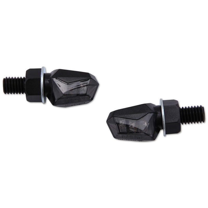 Clignotants LED moto Highsider Smart Tiny noirs